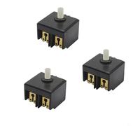 Interruptor de botón de repuesto para Bosch para pulidora angular GWS6-100, 3 unidades