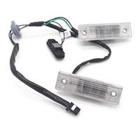 Interruptor de botón del maletero del coche Interruptor de liberación del maletero con luz de matrícula Interruptor de liberación del maletero traseroCompatible con Cruze 2011-2014 95961097