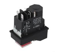 Interruptor de botón electromagnético AC250V 4Pin 5Pin con protección IP55 y función de freno adecuado para KJD17 KLD28 Reemplazo en uso industrial (5)