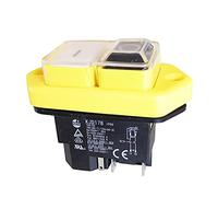 Interruptor de botón electromagnético para hormigoneras y torno pequeño, 4 pines, 5 pines, KEDU KJD17B (5 pines)