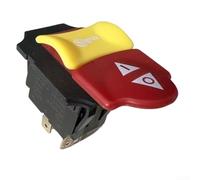 Interruptor de botón electromagnético para máquinas de carpintería, 125/250 V 20/12 A, interruptor de control robusto para herramientas eléctricas en taller e industria, fácil instalación,
