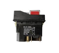 Interruptor de botón magnético impermeable 5 pines y 4 KLD-28A interruptores electromagnéticos 120v