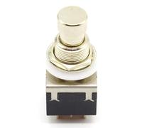 Interruptor de botón pulsador 3PDT de 9 pines, pedal de pie, 1 unidad(Black)