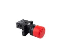 Interruptor de botón pulsador de seta roja de parada de emergencia de 22mm XB2-ES442 ES542 ES642 BS142 autobloqueo/enclavamiento 600V 10A(XB2-ES642)