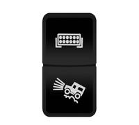 Interruptor de botón pulsador doble para luz, interruptor de coche compatible con Toyota Landcruiser, Prado, RAV4, Tacoma Interruptor Basculante Botonera Elevalunas(Bar off road)
