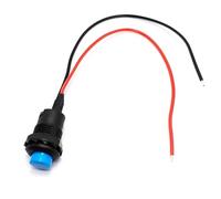 Interruptor de botón redondo de 12MM, 5/20/100 Uds., con Cable, 20CM, DS-428 de bloqueo automático/427, interruptor de botón de reinicio automático(Blue,SELF LOCKING_20PCS)