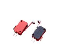 Interruptor de botón táctil for ratón, 3P NO/NC, interruptor de límite de recorrido de rodillo de polea, 5A250V16A125V, conector de rodillo de apertura y cierre(G,2PCS)