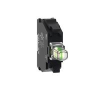 Interruptor de botón ZBVB1 ZBVG1 ZBVM1 bloque luz blanca for cabezal Ø22 LED integral 24V terminales abrazadera tornillo(ZBVB1)