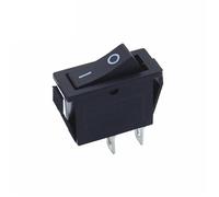 interruptor de brazo resistente al agua, Interruptor basculante KCD3, 15 A, 250 V, 20 A, 125 V CA, SPDT, encendido/apagado, microinterruptor de 2 posiciones, 2 pines, negro(Schwarz)