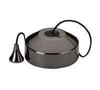 Interruptor de cable de 2 vías Knightsbridge 10AX - Níquel negro