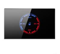 Interruptor de caldera inteligente Reino Unido 20 A WiFi habilitado con monitoreo de energía 4400 W para Tuya Smart Life App Control compatible con Alexa y Google Home blanco (negro)