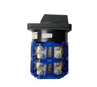Interruptor de cámara giratorio LW26-160A, dos polos, 8 terminales, Control de potencia Dual, multiposición, 160A, 690V, YMW26-160/2 de contacto plateado, 1 Uds.(OFF-ON)