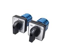 Interruptor de cambio de leva giratorio eléctrico, 3/4 posiciones, 12 terminales, 500V, 20A, LW28-20 (Color : 3P 12T English)