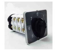 Interruptor de cambio giratorio 7 posiciones, cuatro polos, 75 A, selector transferencia manual leva universal YMZ12-75/4