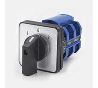 Interruptor de cambio Selector de leva giratorio universal LW26-20/2 3 posiciones 8 terminales Selector giratorio Interruptor de leva Montaje en panel (220V 20A)