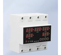 Interruptor de cambio ZenithAur 63A, interruptor de transferencia automática con protección de voltaje, protector contra sobrecorriente, carcasa de PC ignífuga para generador e