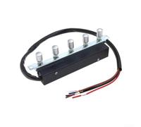 Interruptor de campana extractora con 5 teclas para extractores - tablero de control de ventilación multifunción de repuesto, color gris, longitud de 10,9 cm