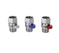 Interruptor de cierre ducha, controlador flujo, juego accesorios mano, macho, hembra, DN15, latón(C)