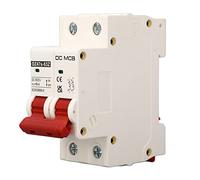 Interruptor de circuito 2P, protector de disyuntor de batería de extinción de arco corto de 500 V para sistema de energía de barco, sistema solar fotovoltaico (63 A)