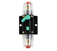 Interruptor de circuito automotriz de 12 V 24 V CC, reinicio de fusibles de 10 a 100 amperios, impermeable, botón de reinicio manual, protección contra sobrecorriente para sistemas de audio de coche