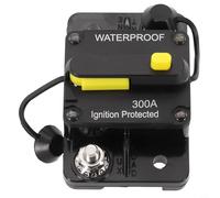 Interruptor de circuito CC impermeable con reinicio manual, soporte de fusibles de alto amperio para automoción, marino, RV, camión, autobús, barco, vehículos todoterreno, sistemas eléctricos de 12-48