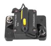 Interruptor de circuito CC impermeable con reinicio manual, soporte de fusibles de alto amperio para automoción, marino, RV, camión, autobús, barco, vehículos todoterreno, sistemas eléctricos de 12-48