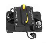 Interruptor de circuito CC impermeable con reinicio manual, soporte de fusibles de alto amperio para automoción, marino, RV, camión, autobús, barco, vehículos todoterreno, sistemas eléctricos de 12-48