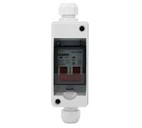 Interruptor de Circuito DC 2P 50A Miniatura -ISOLATOR IP65 Impermeable para la Red del Panel Solar de PV y el Red Solar Fuera la, RV