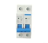 Interruptor de circuito DC500V 2P DZ47-63Z Modelo 63A Corriente de marco 6A 16A 32A 63A Clasificación para sistema fotovoltaico Protección de sobrecarga con diseño de instalación de riel (16A)