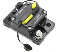 Interruptor de circuito de coche de 30 300 amperios, reinicio manual de 12 V 48 V CC IP67 impermeable para aplicaciones eléctricas marinas, RV, camiones y vehículos todoterreno (200 A)