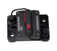 Interruptor de circuito de reinicio manual 30 A 300 A para 12 V 48 V CC, clasificación IP67, adecuado para entornos hostiles y protección automotriz (30 A)