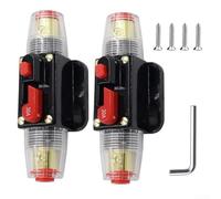 Interruptor de circuito impermeable para sistemas de 12 V y 24 V, diseño robusto con reinicio automático para mayor seguridad y fiabilidad (30 A)