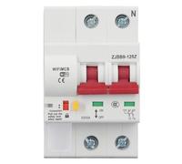 Interruptor de circuito inteligente PA66 Wifi BT App Control remoto Interruptor de interruptor de circuito 2P 100A para Tuya compatible con s de inicio inteligente