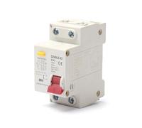 Interruptor de circuito pequeño de repuesto 1P+N interruptor de circuito de corriente residual con protecciones de fugas de corriente corta y superior