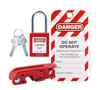 Interruptor de circuitos de instalación manual de alta resistencia para aislamiento de energía industrial, bloqueo y etiquetado eléctrico