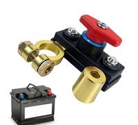 Interruptor de coche Batería | Inteligente Ajustable Cobre Alta Conductividad - Herramienta de Desconexión de Batería giratoria Manual - Para Camión Sedan SUV Camper Barco ATV Caza