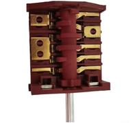 Interruptor de cocina eléctrico 250 V 16 A giratorio para dial con 7 posiciones para la pieza de reparación de la placa del horno