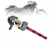 Interruptor de combustible de motocicleta de 16 x 1,5 mm para Honda CB750F CB550K CB400F - Válvula de grifo de combustible de aleación de zinc con control de tres vías