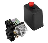 Interruptor de compresor de aire regulador de presión robusto 240V 16A con cuatro puertos para compresores de 100 litros