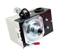 Interruptor de compresor pesado: control de presión duradero, unidad de regulación manual de la bomba, carcasa de repuesto para control del de aire universal | Configuración de conexión establ