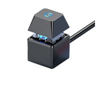 Interruptor de computadora Placa base de PC Arranque externo Luz LED Botón de encendido/apagado Cable de extensión cuadrado 2M Negro