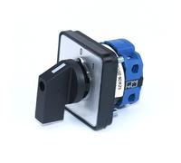 Interruptor de conmutación de leva rotativa SZW26/LW26-20 con interfaz de usuario de 20 A y 660 V, 0-1 fase, 4 tornillos, 1 unidad(C02.1 0 1 64X64mm)