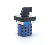 Interruptor de conmutación universal SZW26/LW26-20 20 A 660 V 3 polos 12 tornillos 64 x 64 mm 48 x 48 mm Panel montaje Perilla de potencia Camma de selección conmutador rotativo (0-2.3 0 1 2 64 x 64