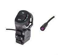 Interruptor de control 3 en 1 para bicicletas eléctricas y scooters con faro, señal de giro y para bocina, compatible con 22 2 mm de diámetro para 12 V a 72 V