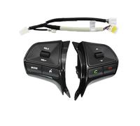 Interruptor De Control Crucero Volante Para KIA Para K2 Para RIO 2011-2014 Botón De Control Del Volante Coche Audio Bluetooth Interruptor Volumen Teléfono(Piano Switch-Noheat)