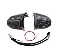 Interruptor De Control Crucero Volante Para Kia Para RIO 2018-2021 Para X-LINE Para K2 Para RIO 4 Botones De Volante De Coche Volumen De Crucero Izquierda + Derecha + Cable(Model D-1 SET)