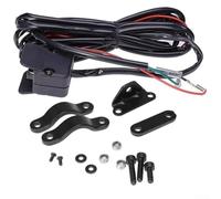 Interruptor de control de cabrestante estilo basculante de 12 V para ATV UTV, montaje en manillar, impermeable, diseño resistente, compatible con WARN KFI Ramsey Superwinch Venom Badland Cable negro