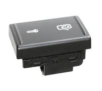 Interruptor de control de cerradura de puerta central - Para Skoda para Fabia 2007-2015 para Roomster 2006-2015, OEM 5J0962125 Botón interior de plástico negro botón de bloqueo de puerta botón