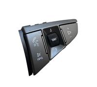 Interruptor de Control de Crucero en el Volante para Buick GL8, botón de Crucero en el Volante, Interruptor de Control de Voz de Radio (Gris Izquierdo) (Gris Derecho)