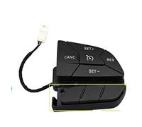 Interruptor de Control de Crucero en el Volante para Dodge Durango Jeep Grand Cherokee 2014-2015 Reemplaza 68146856AC 68321893AA Control de Radio del Volante Negro